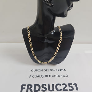 CADENA BARBADA 5.7G 60 CM (NUEVO)