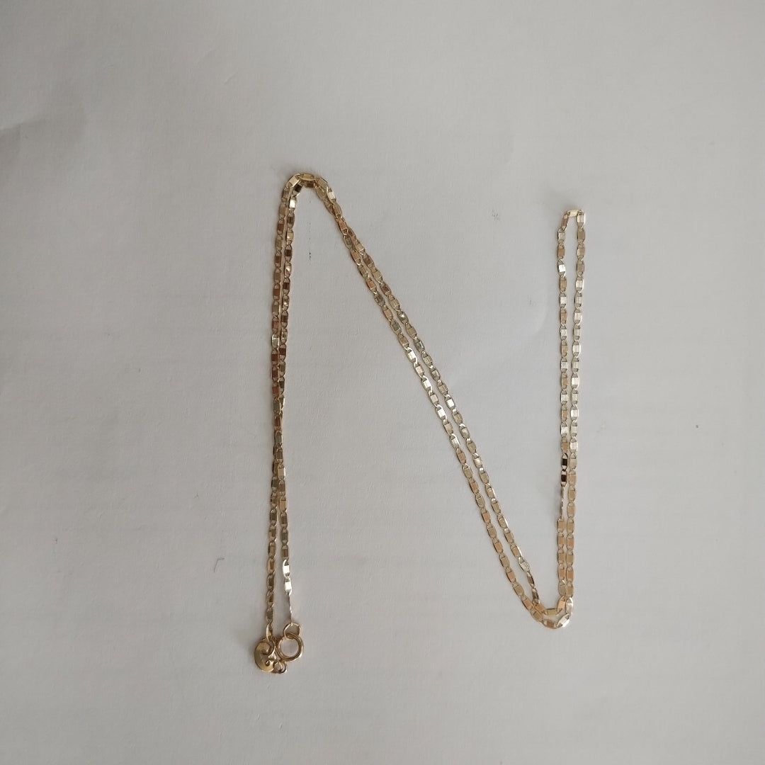 CADENA TEJIDO MARINERO 2.11GR 55 CM (NUEVO)