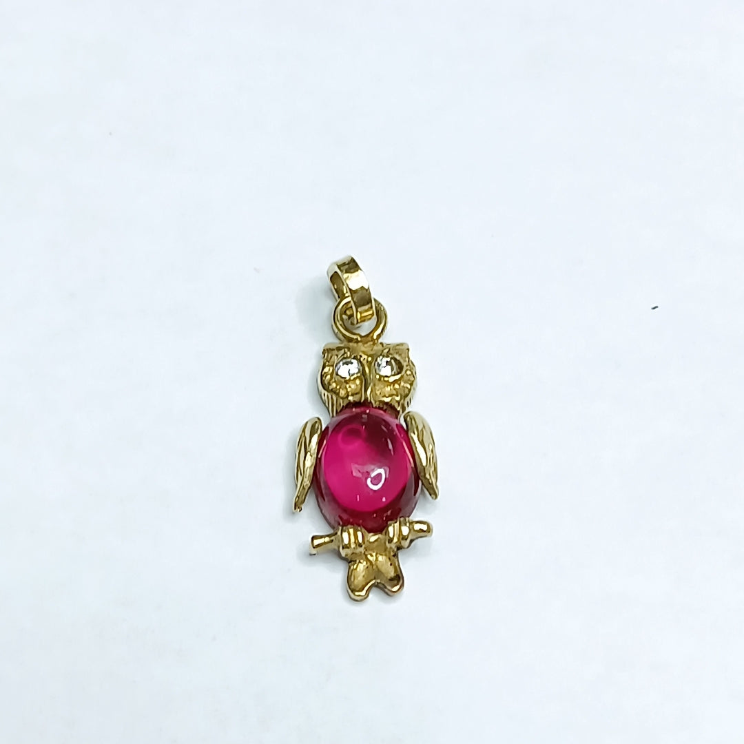 K1 2,30 GRMS 14 K ESPECIFICACIONES COMPLEMENTARIAS DIJE DE BUHO 14 K CON PDR A C (SEMINUEVO)