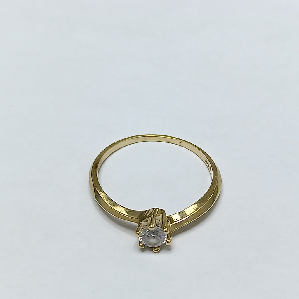 K1 1,70 GRMS 14 K ESPECIFICACIONES COMPLEMENTARIAS ANILLITO ORO DE 14 K CON CIRC (SEMINUEVO)