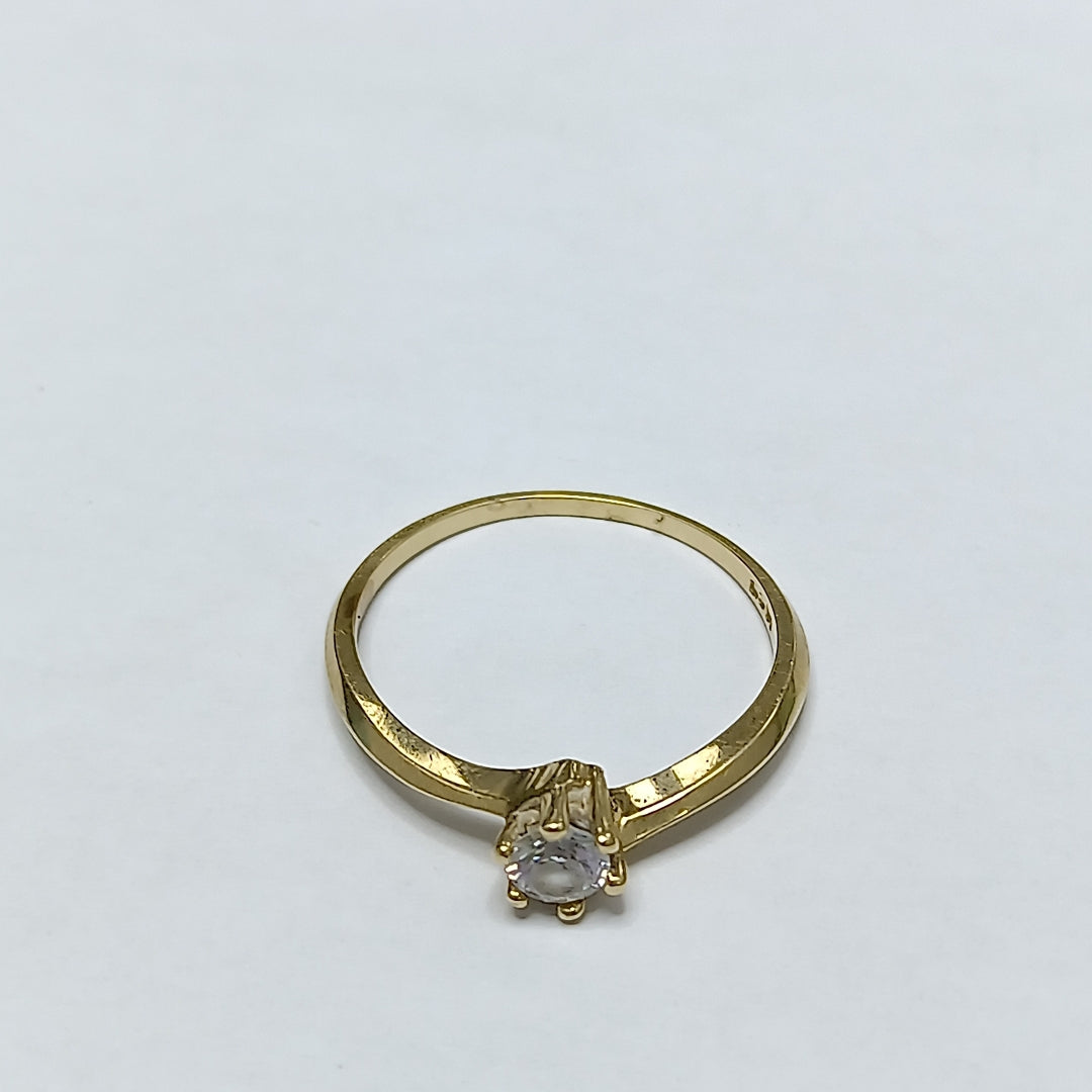 K1 1,70 GRMS 14 K ESPECIFICACIONES COMPLEMENTARIAS ANILLITO ORO DE 14 K CON CIRC (SEMINUEVO)