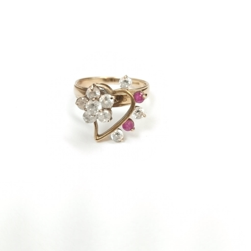 K1 3,40 GRMS 10 K ESPECIFICACIONES COMPLEMENTARIAS ANILLITO CON CIRCONIAS Y PIED (SEMINUEVO)