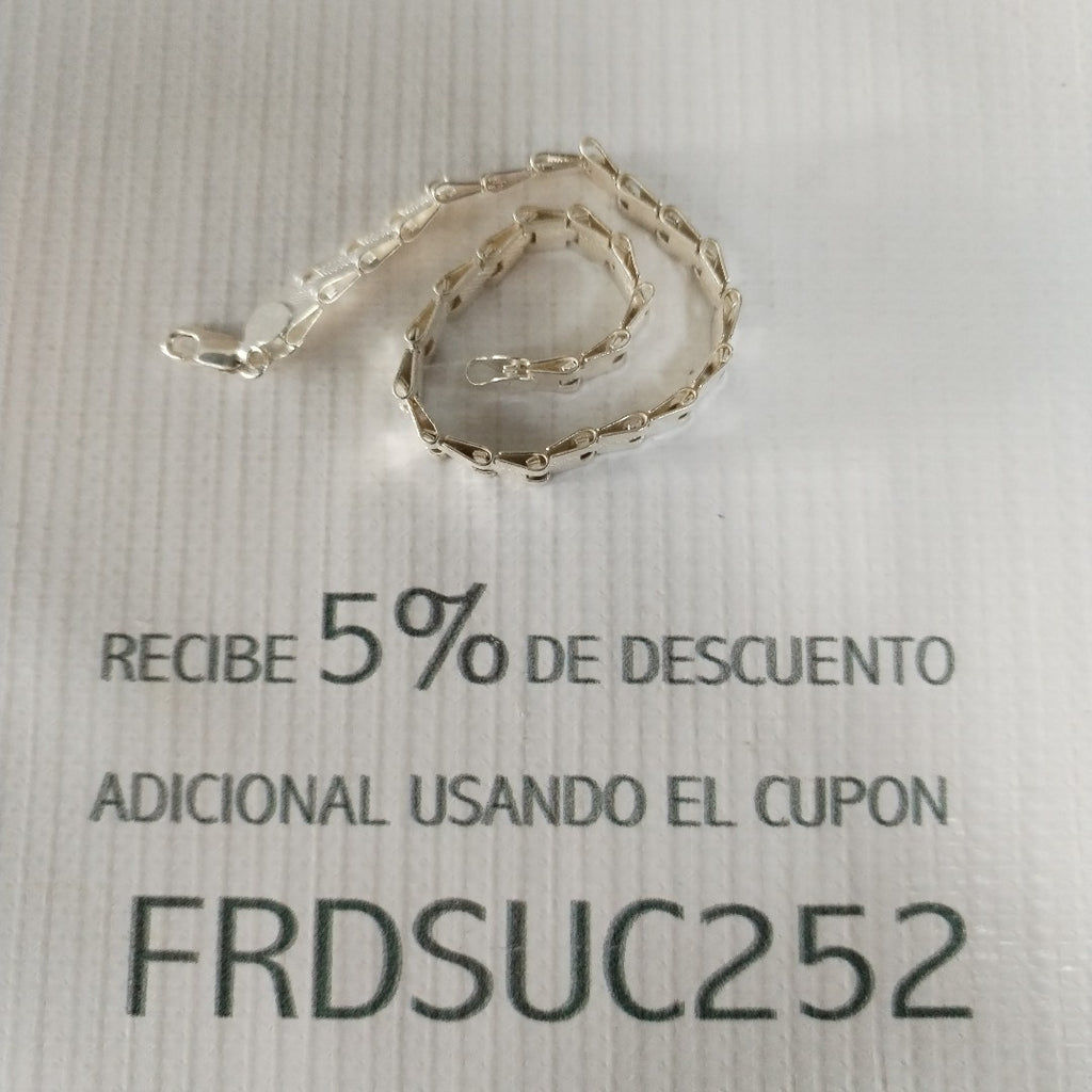 PULSERA. PLATA. 13.2 GRMS (SEMINUEVO)