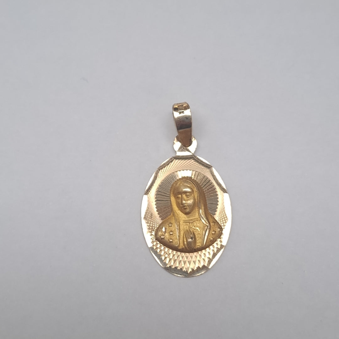 10354MED13100B864 FRD22 MEDALLAS ORO 14K 1.5GRS (NUEVO)