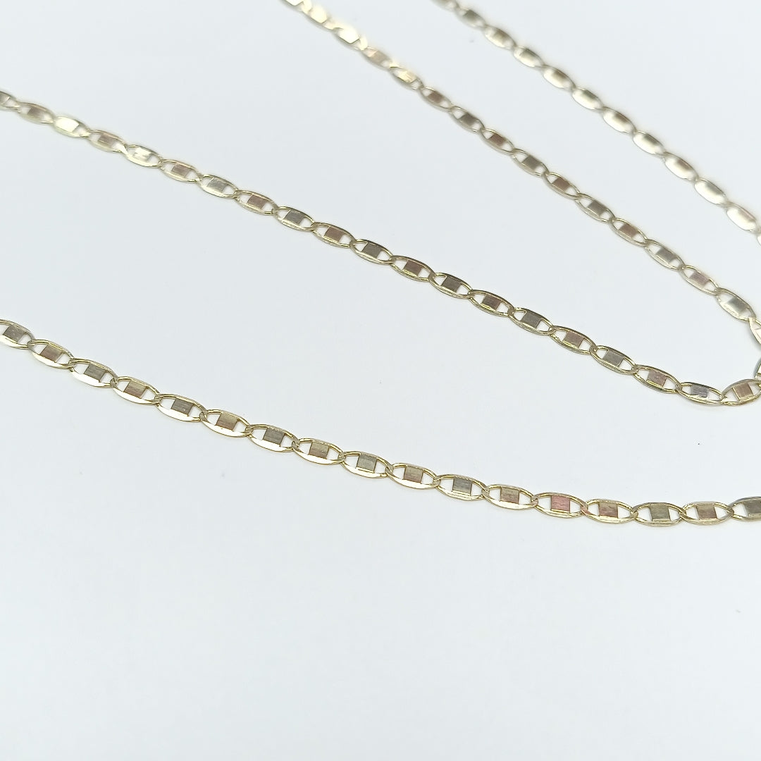 CADENA ESPECIAL MARINERA ESPEJO 3.71G 55 CM (NUEVO)