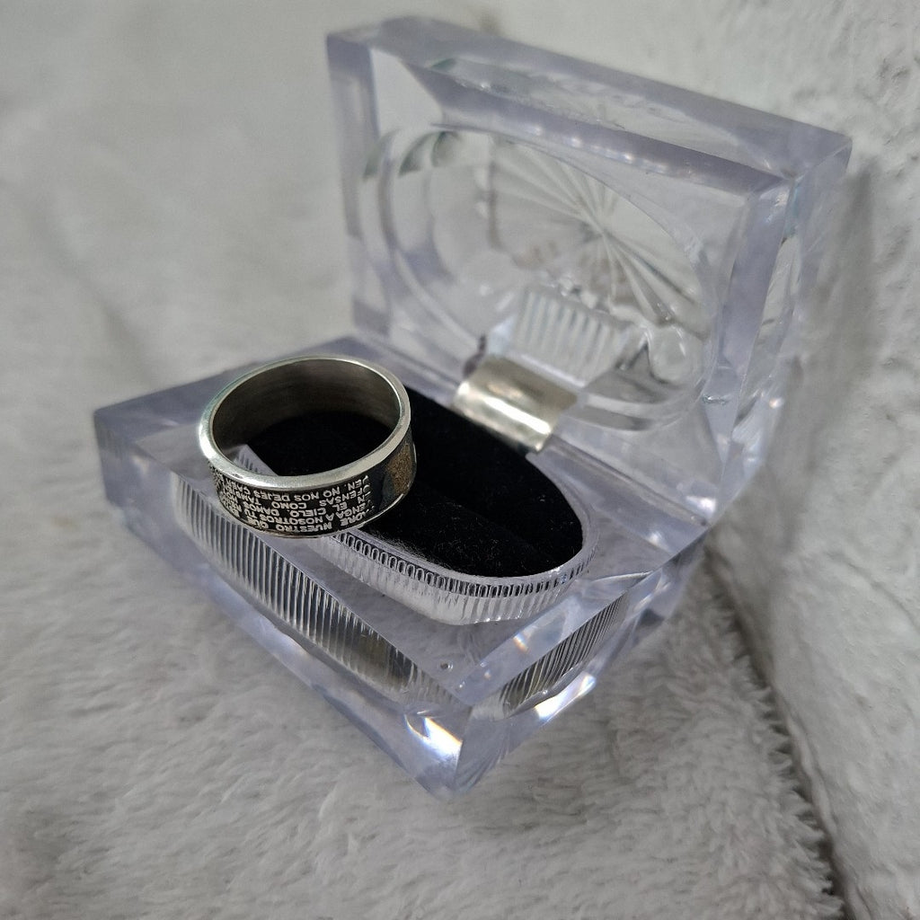 ANILLO. PLATA. 8.1 GRMS (SEMINUEVO)