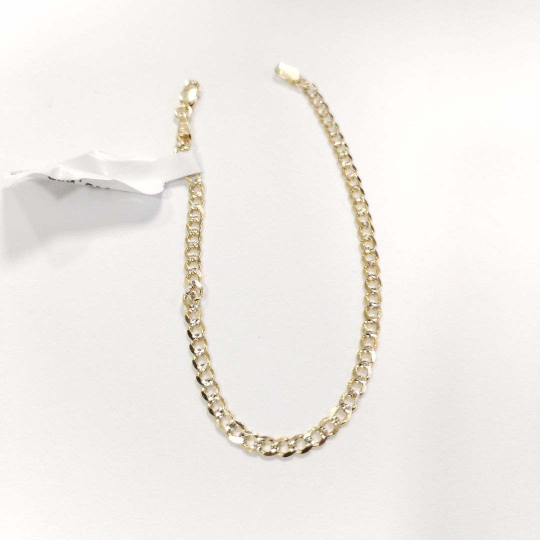 PULSERA BARBADA RODIO 3.1G 18 CM (NUEVO)