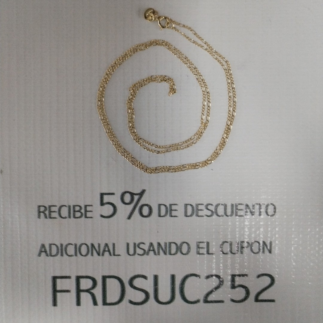 CADENA 3 X 1 1.7GR 60 CM (NUEVO)