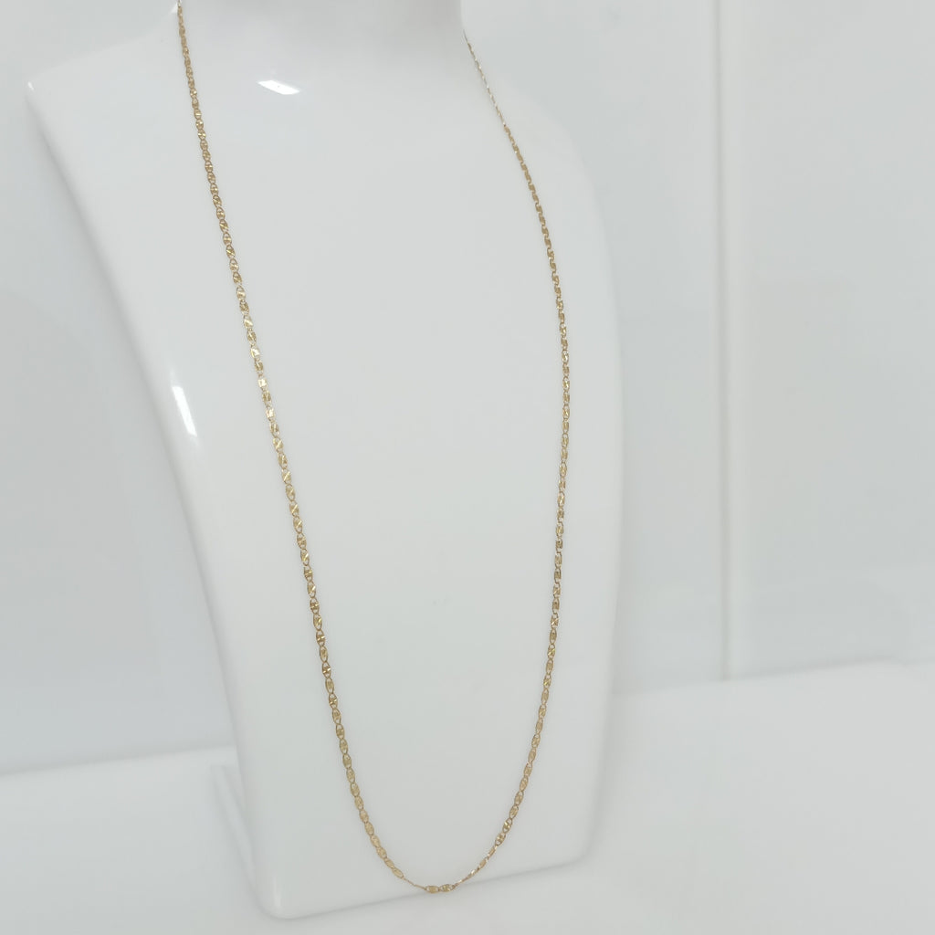 CADENA TEJIDO MARINERO 2.11GR 50 CM (NUEVO)