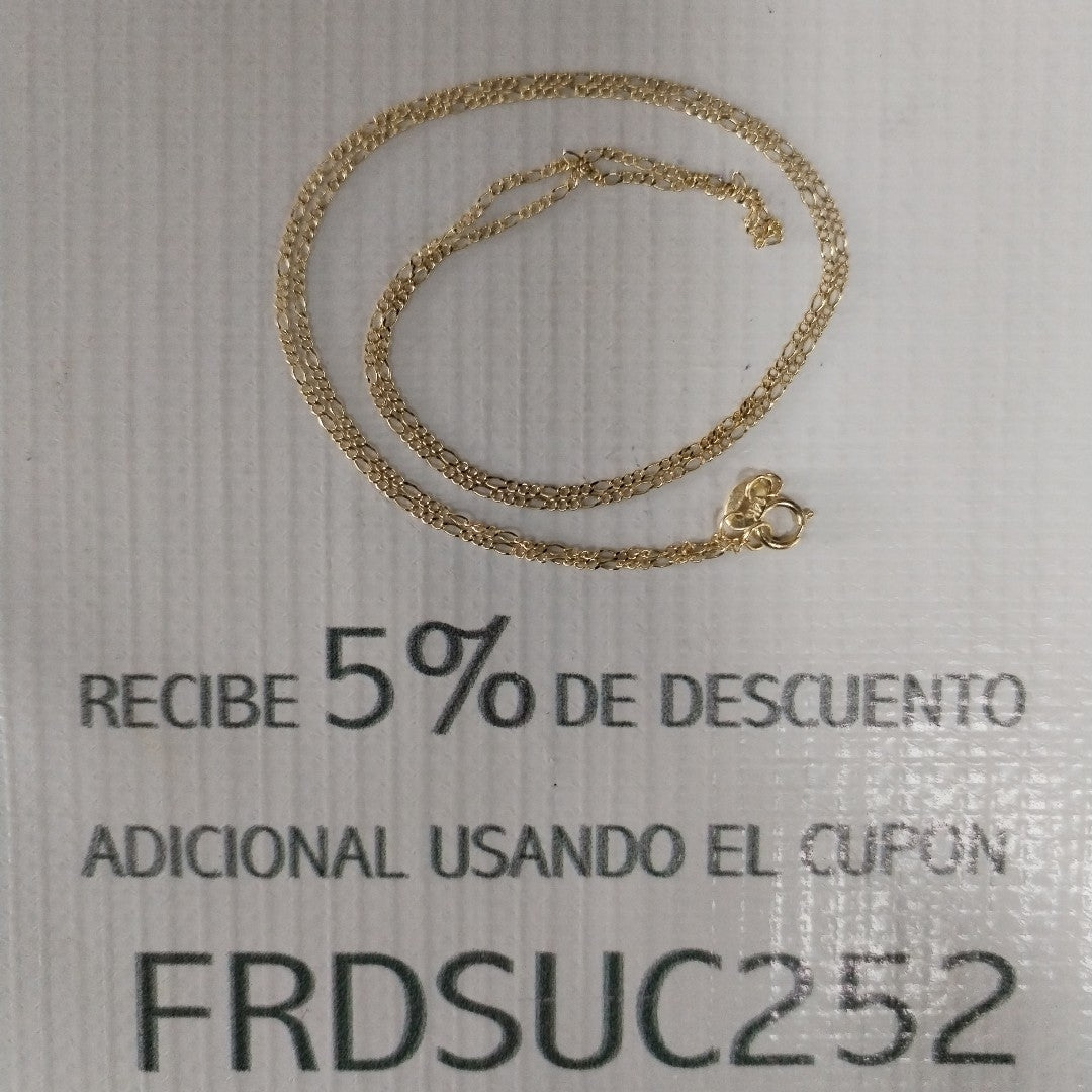 CADENA 3 X 1 1.6GR 55 CM (NUEVO)