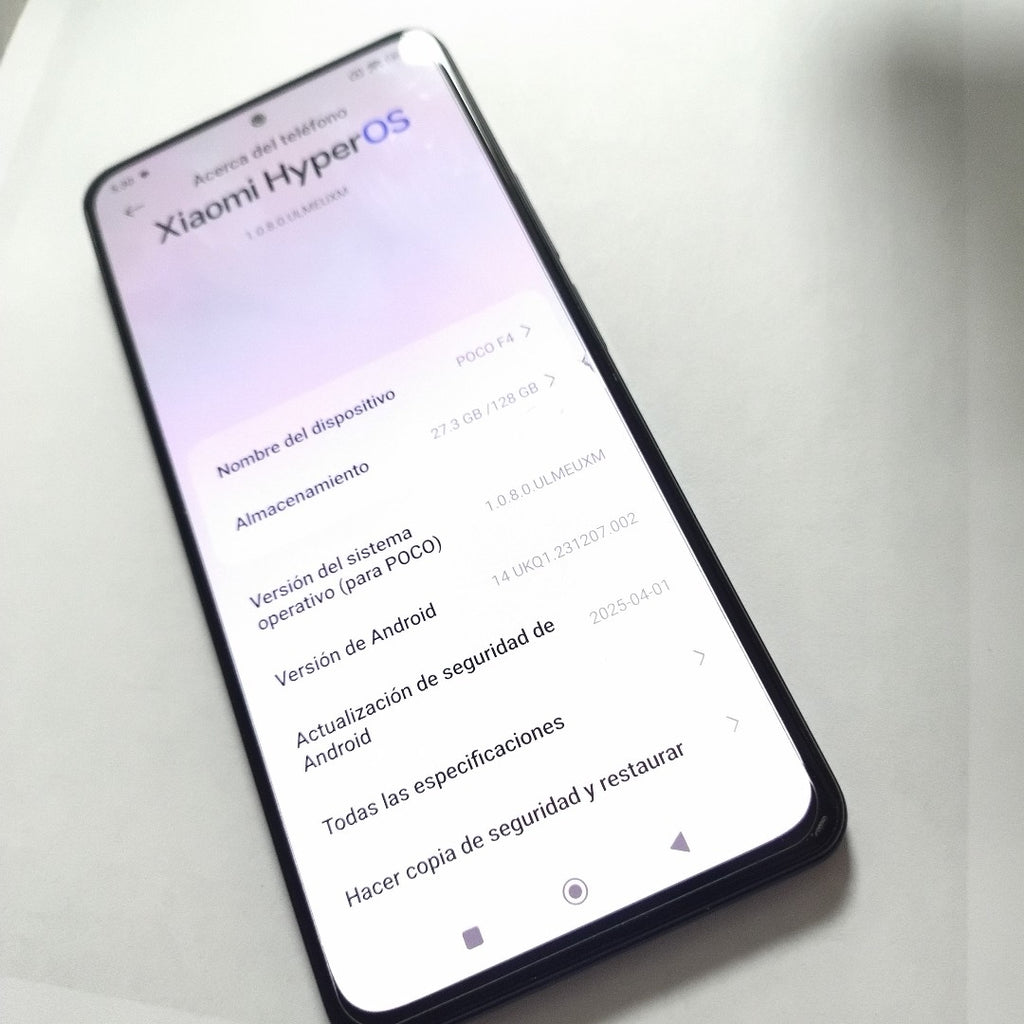 CELULAR XIAOMI POCO F4 22021211RG 128 GB 6 GB RAM (SEMINUEVO)