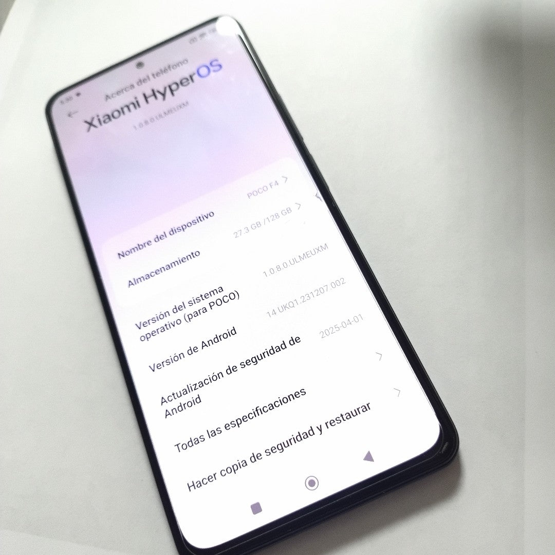 CELULAR XIAOMI POCO F4 22021211RG 128 GB 6 GB RAM (SEMINUEVO)