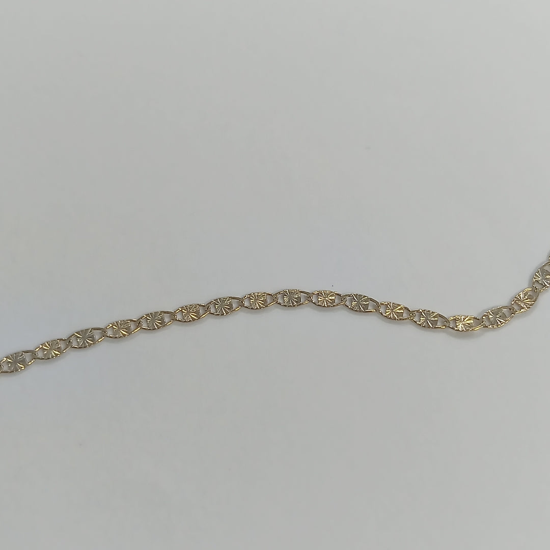 CADENA TEJIDO MARINERO 2.01GR 50 CM (NUEVO)