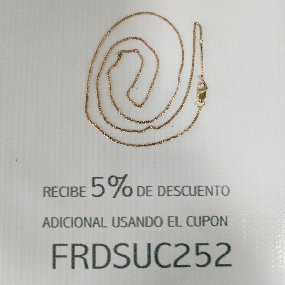 K1 3,70 GRMS 14 K ESPECIFICACIONES COMPLEMENTARIAS CADENA DE ESLABONES GASTADO M (SEMINUEVO)