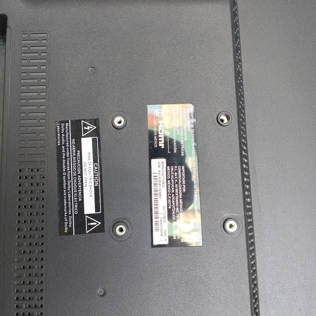 PANTALLA SANYO FW40C40KM (2020) 40" LED HD (SEMINUEVO)