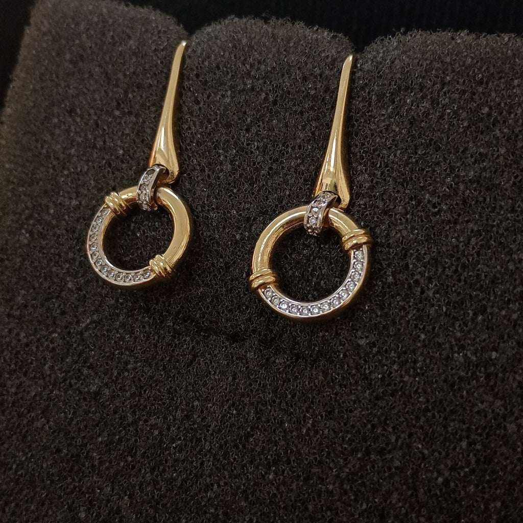 BROQUELES ORO 14K 4.1 (NUEVO)