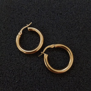 10419ARR00000B3111 FRD23 ARRACADA INFLADA LISA ORO 14K 1.8GRS (NUEVO)