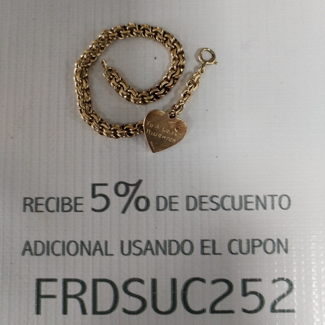 K1 16,20 GRMS 14 K ESPECIFICACIONES COMPLEMENTARIAS PULSERA TEJIDO HECHURA ESPE (SEMINUEVO)