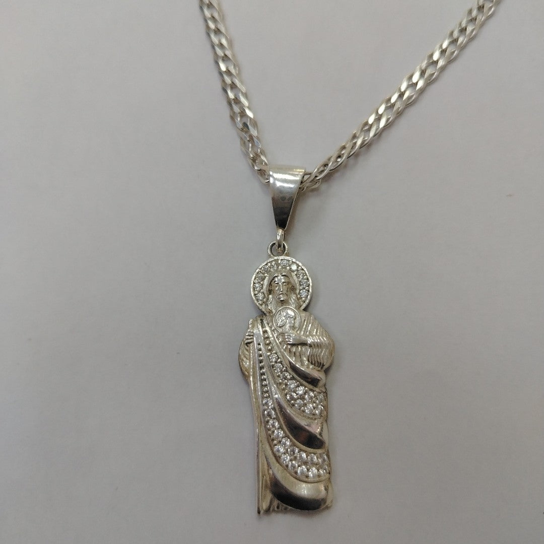 CADENA, DIJE PLATA 22.5 GRMS (SEMINUEVO)