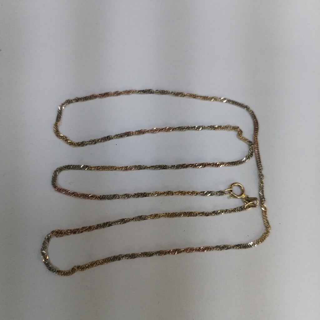 CADENA ORO COMBINADO 14 K 2.3 GRMS (SEMINUEVO)