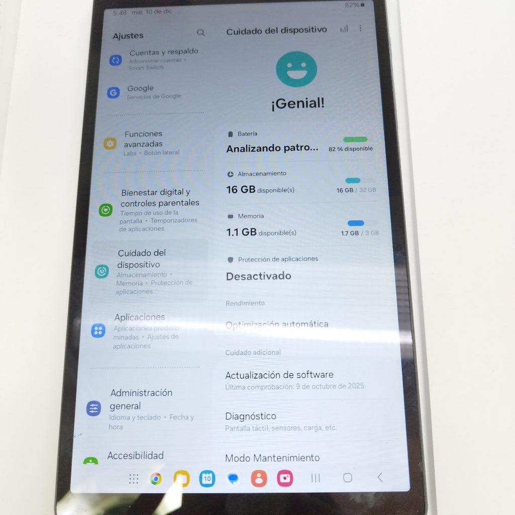 TABLETA SAMSUNG GALAXY TAB A7 SM-T509 (2022) 32 GB 3 GB RAM (SEMINUEVO)