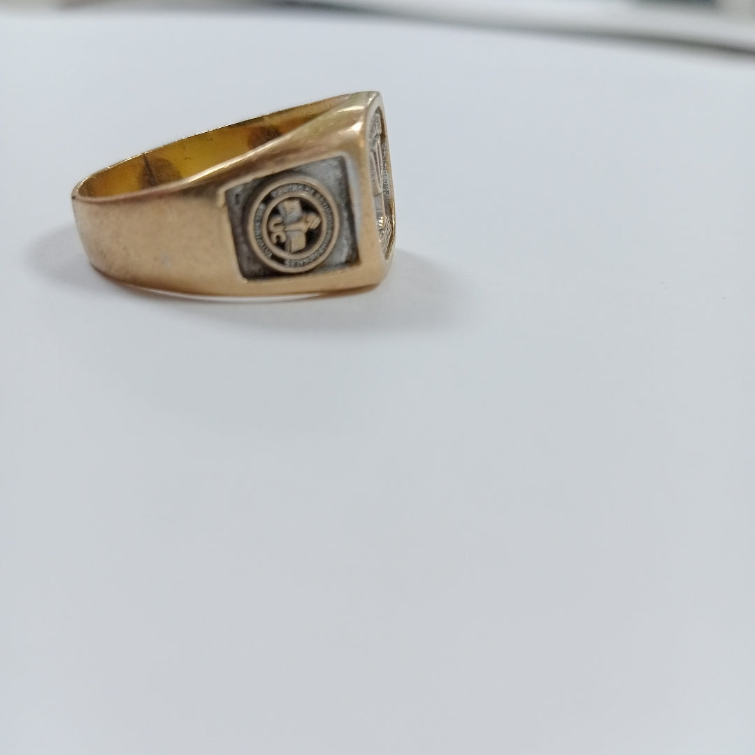ANILLO DE GRADUACIÓN ORO 14 K 7.1 GRMS (SEMINUEVO)