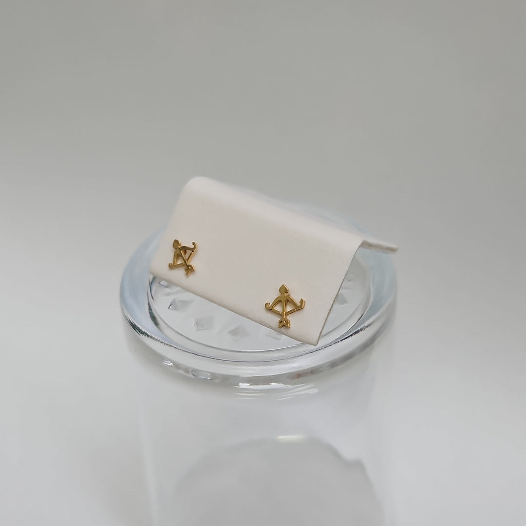 BROQUELES ORO 14K 1 (NUEVO)