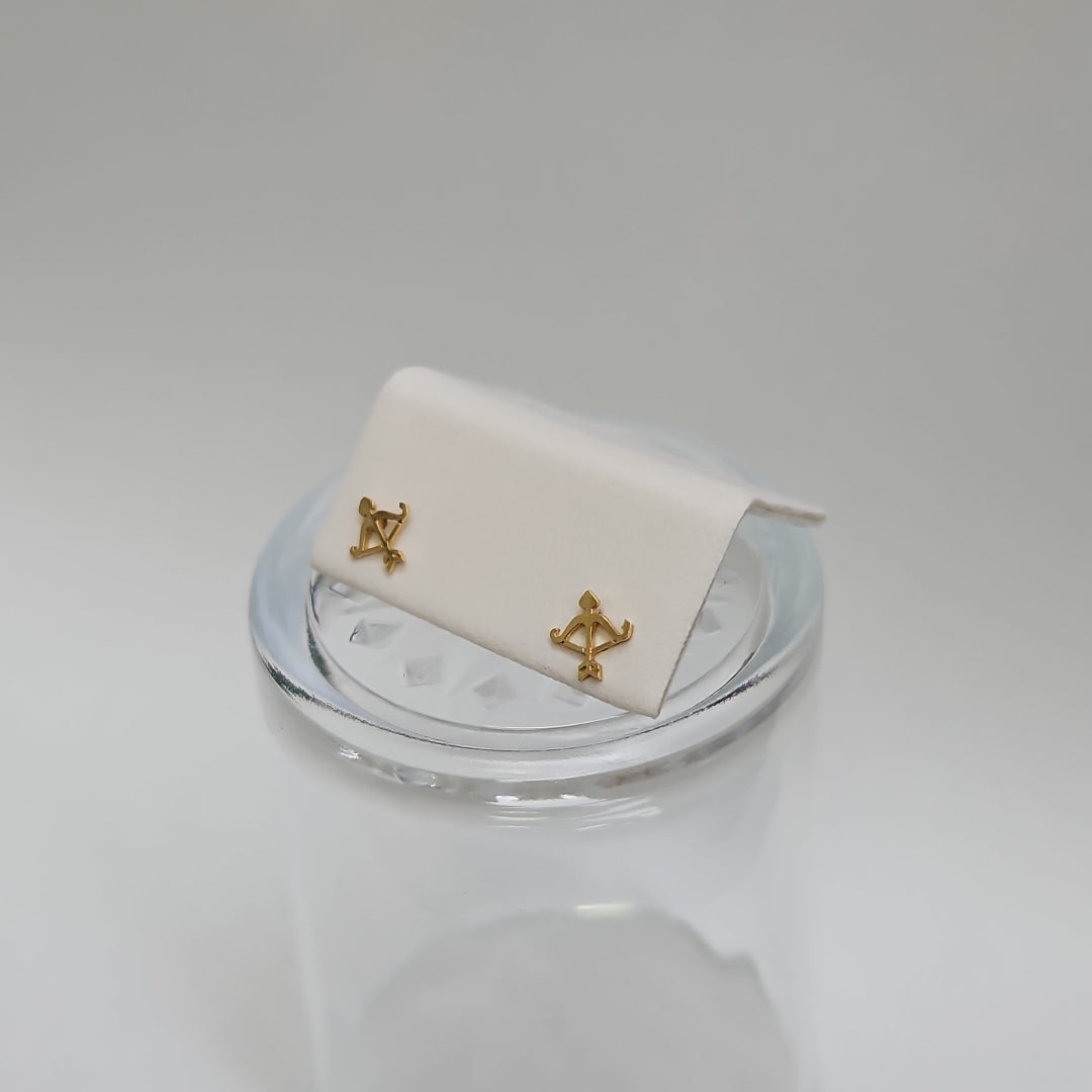 BROQUELES ORO 14K 1 (NUEVO)