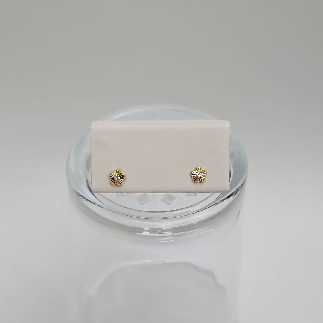 BROQUELES ORO 10K 1 (NUEVO)