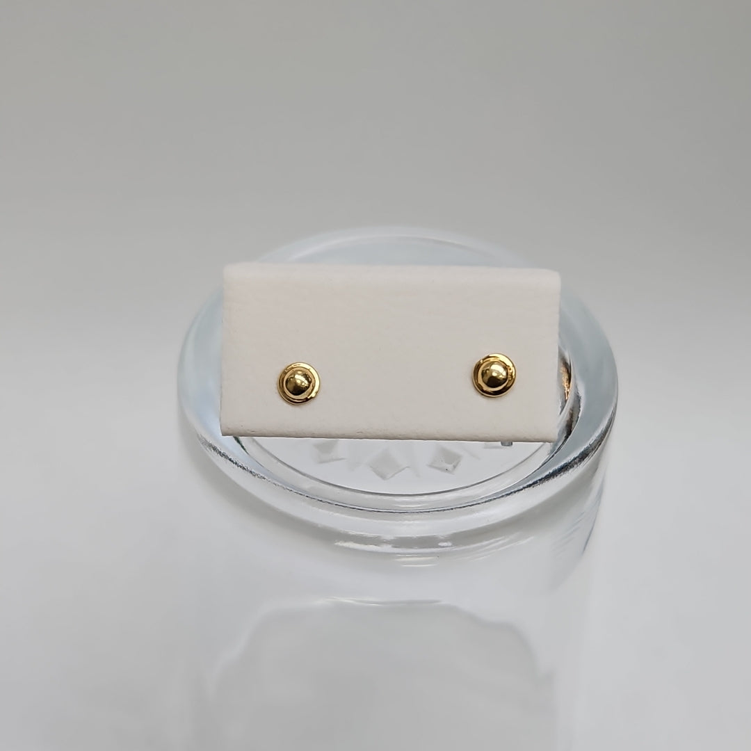 BROQUELES ORO 14K 1 (NUEVO)