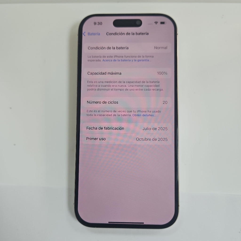 CELULAR APPLE IPHONE 16 PRO A3292 (2024) 128 GB 8 GB RAM (SEMINUEVO)