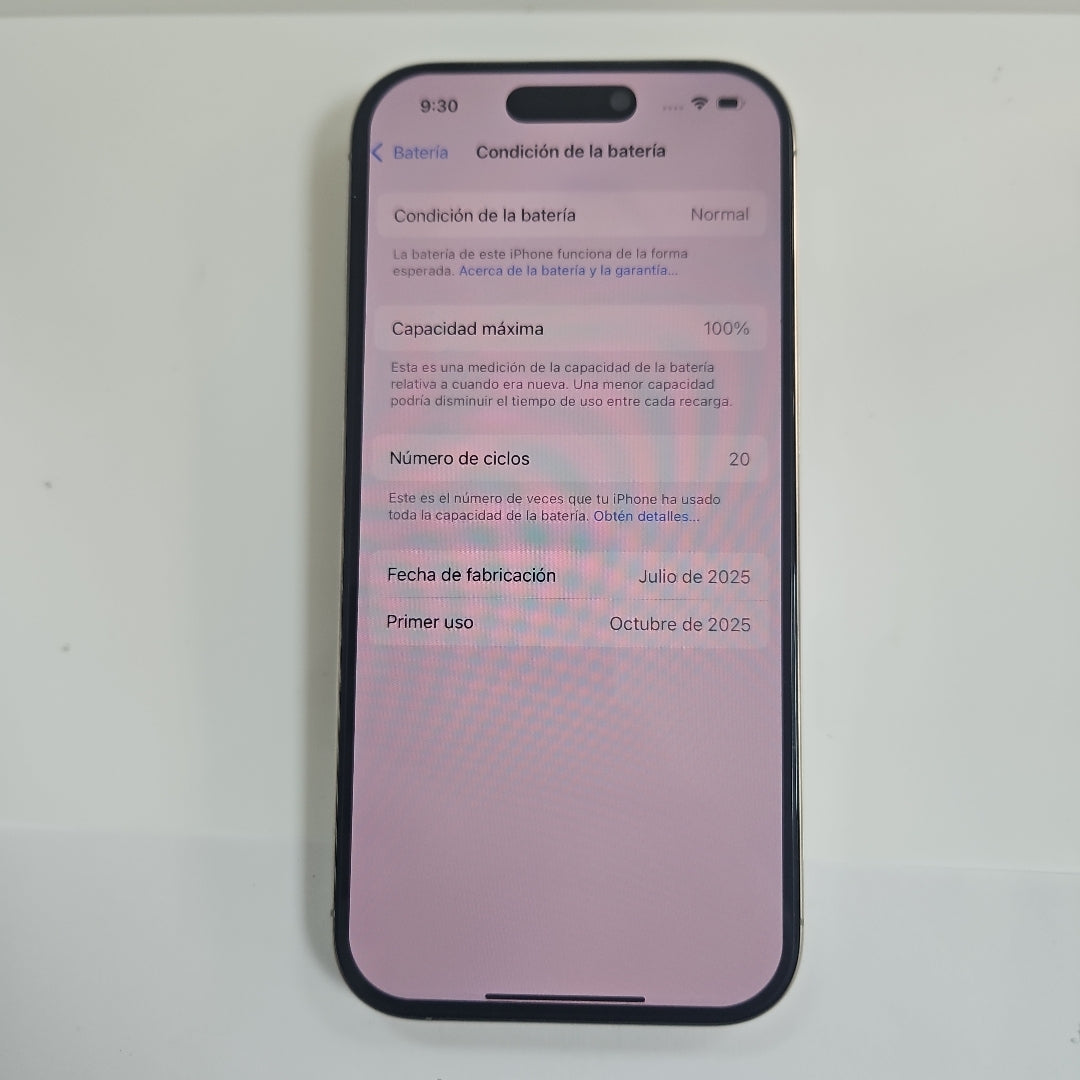 CELULAR APPLE IPHONE 16 PRO A3292 (2024) 128 GB 8 GB RAM (SEMINUEVO)