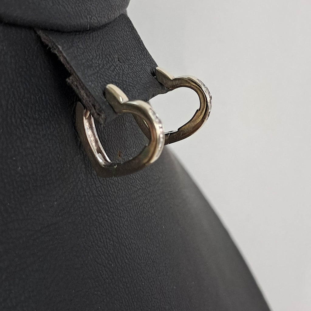 K1 3,10 GRMS 14 K ESPECIFICACIONES COMPLEMENTARIAS PAR DE ARRACADAS ORO BLANCO (SEMINUEVO)