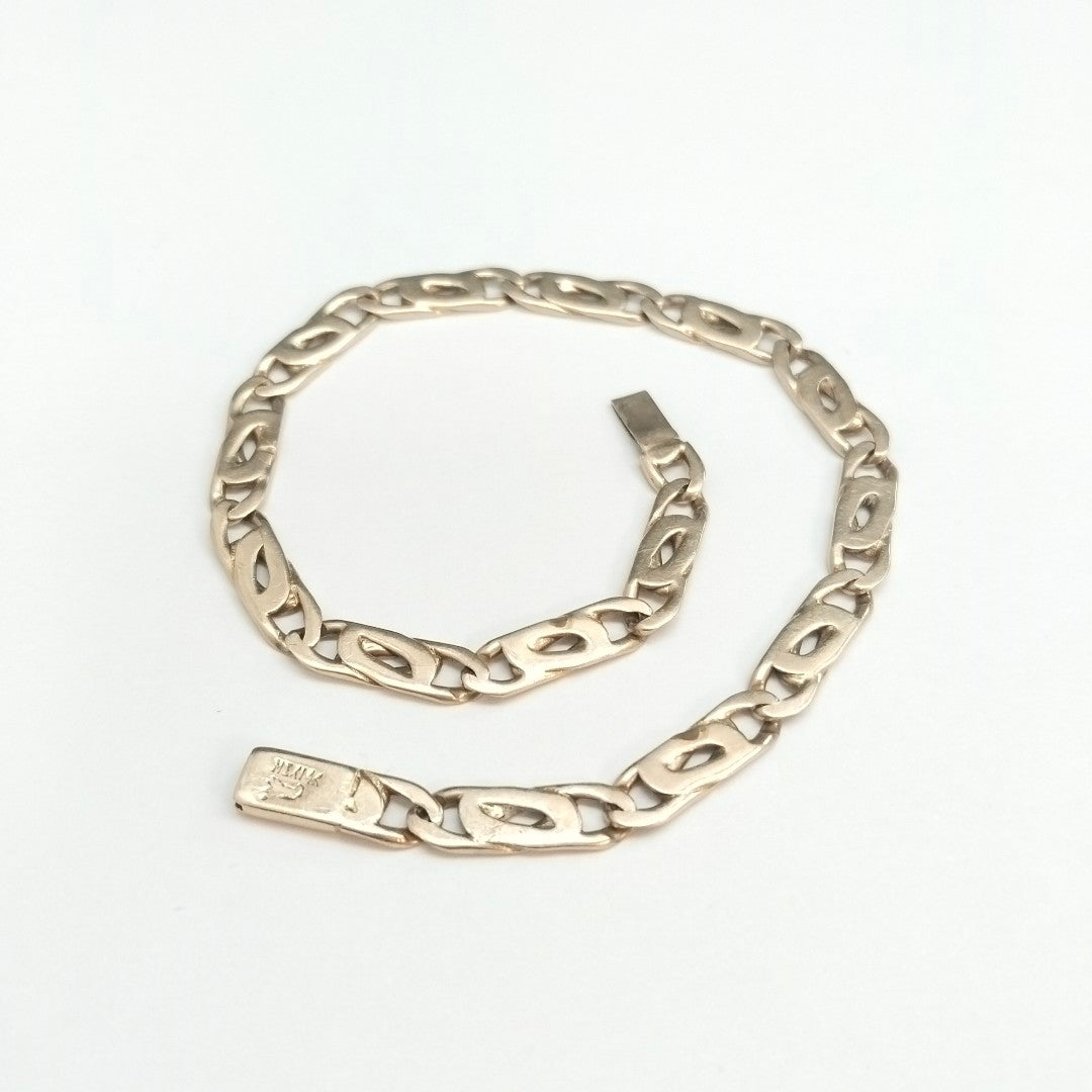 K1 14,50 GRMS 14 K ESPECIFICACIONES COMPLEMENTARIAS PULSERA TEJIDO EGIPCIO/BUEN (SEMINUEVO)