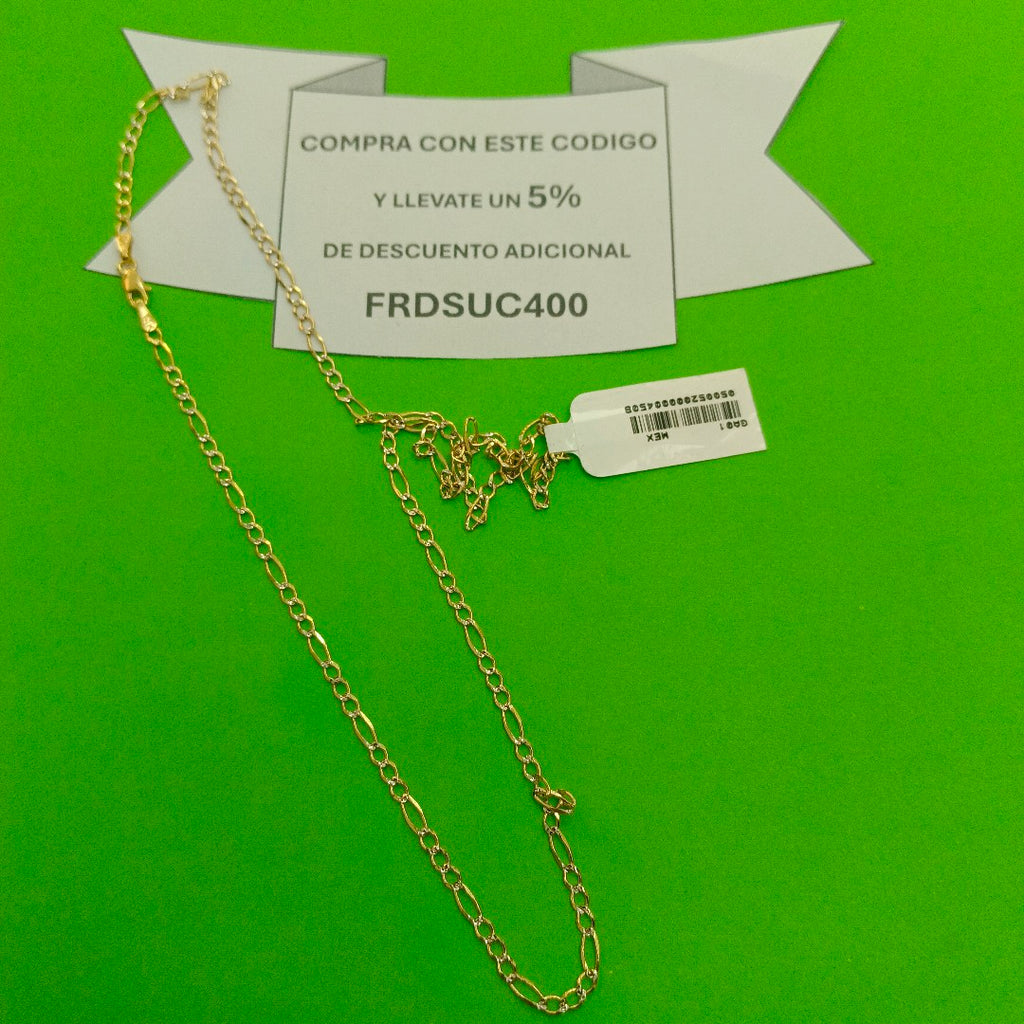 CADENA 3 X 1 4.7GR 55 CM CM (NUEVO)