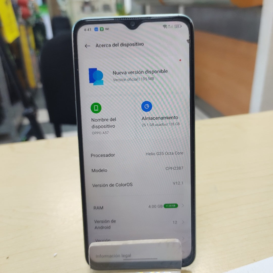 CELULAR OPPO  A57 CPH2387 128 GB 4 GB RAM (SEMINUEVO)