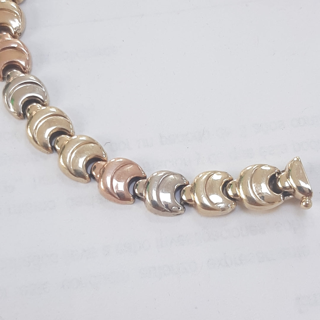 PULSERA ORO,ORO COMBINADO 14 K 11,30 GRMS (SEMINUEVO)