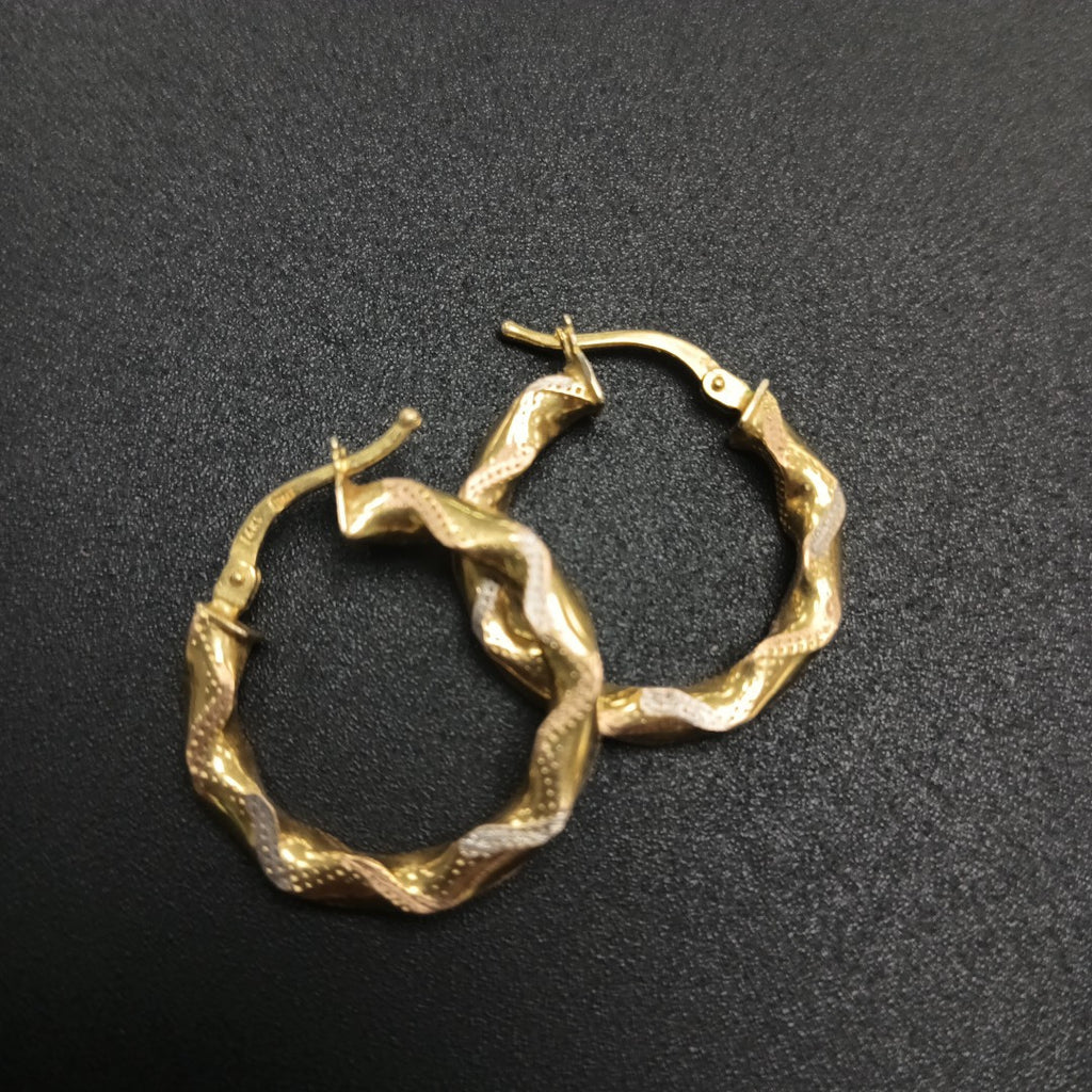 ARRACADAS PAR ORO 14 K 1.9 GRMS (SEMINUEVO)