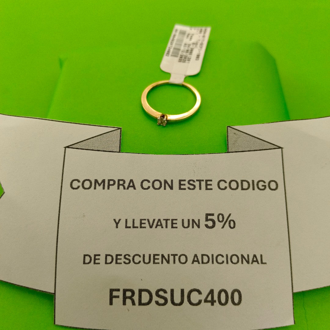 SOLITARIO ORO 14 K 1,40 GRMS (SEMINUEVO)