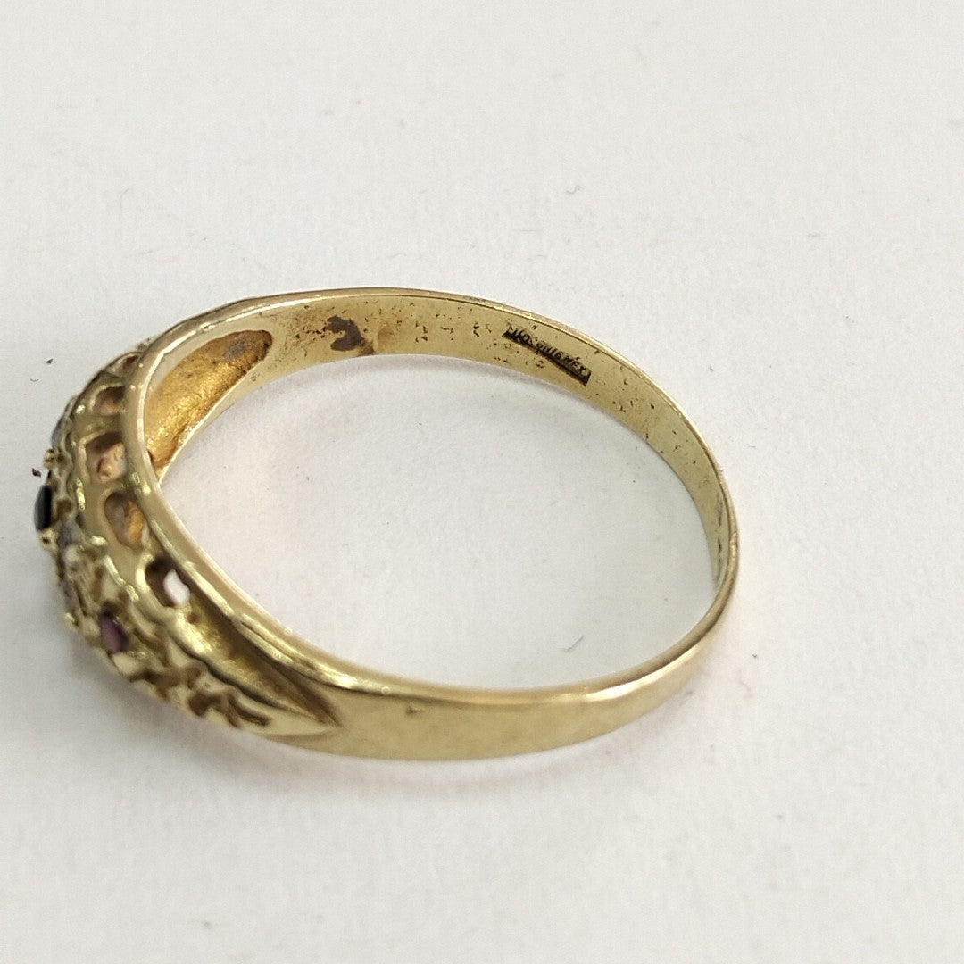 K1 1,70 GRMS 10 K ESPECIFICACIONES COMPLEMENTARIAS ANILLITO CON CIRCONIAS (SEMINUEVO)