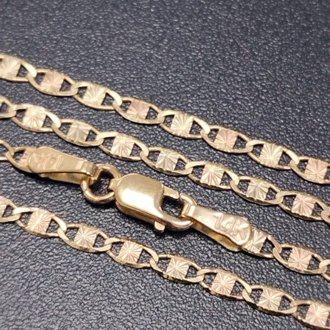 CADENA TEJIDO MARINERO 3.51GR 55 CM (NUEVO)