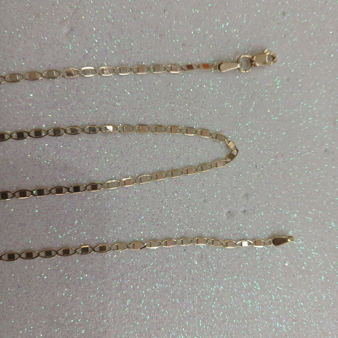 CADENA ESPECIAL MARINERA ESPEJO 3.41G 50 CM (NUEVO)