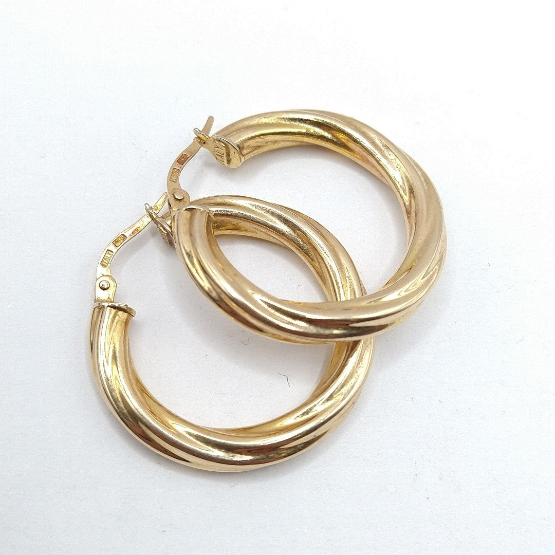 ARRACADAS PAR ORO 10 K 3.9 GRMS (SEMINUEVO)