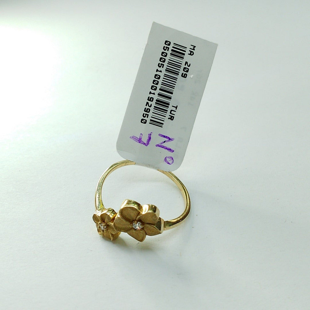 ANILLOS DAMA ORO 14K 2 (NUEVO)