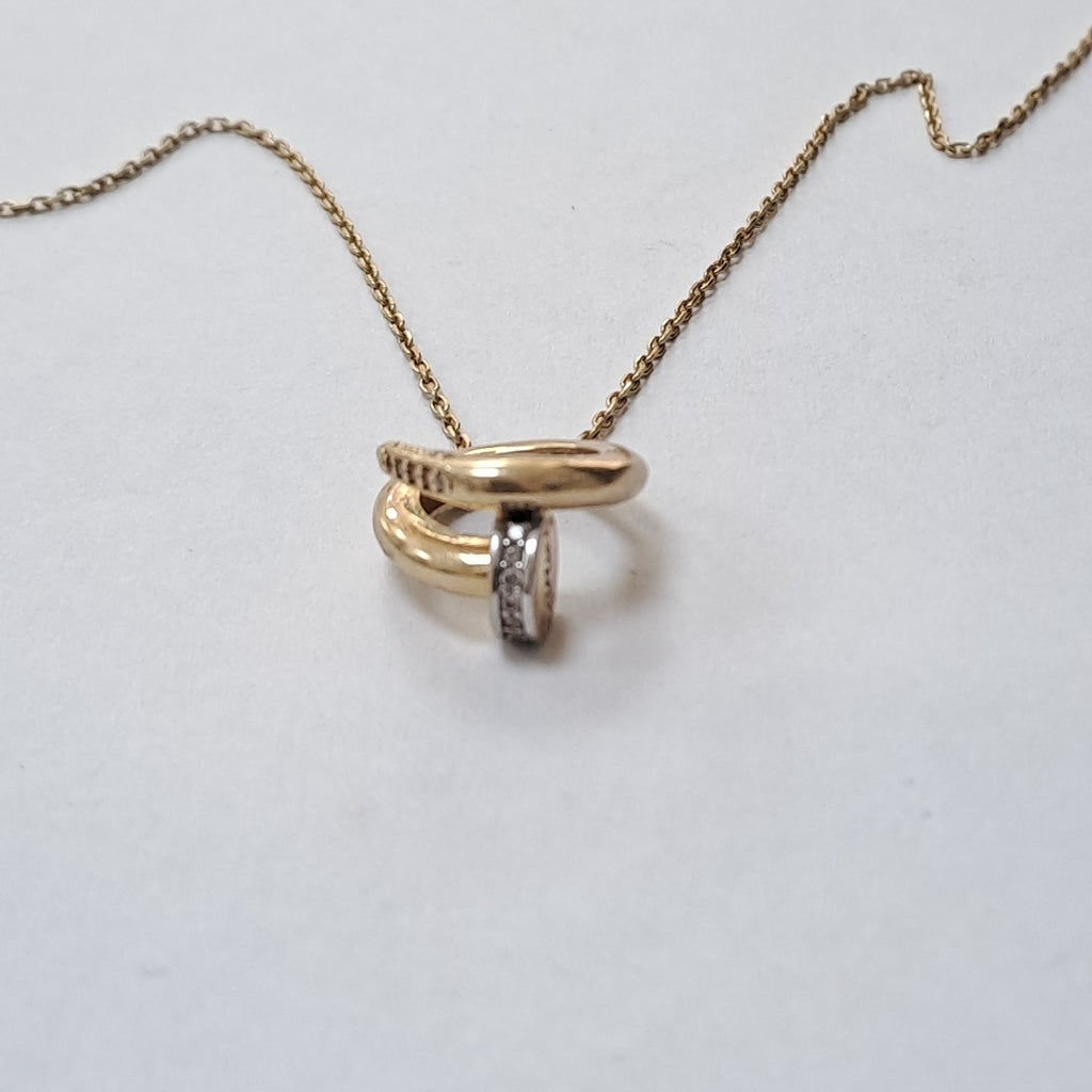 K1 6,60 GRMS 14 K ESPECIFICACIONES COMPLEMENTARIAS CADENA CON DIJE (SEMINUEVO)