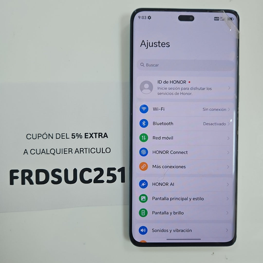 CELULAR HONOR MAGIC 7 LITE BRP-NX3 (2025) 512 GB 8 GB RAM (SEMINUEVO)