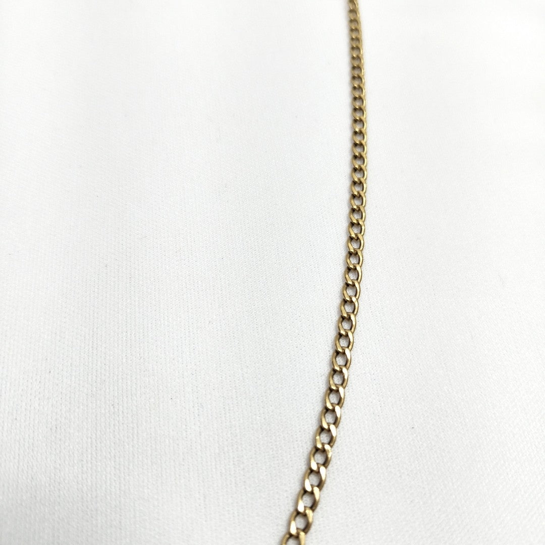 K1 7,60 GRMS 18 K ESPECIFICACIONES COMPLEMENTARIAS CADENA TOEJIDO ESLABON (SEMINUEVO)