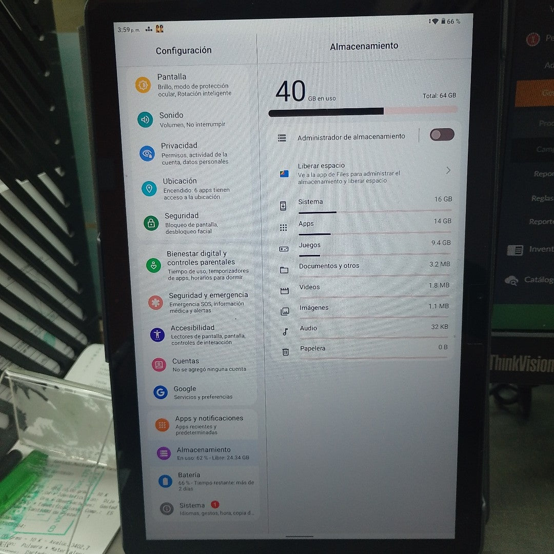 TABLETA LENOVO TAB M10 3 TB328FU 64 GB 4 GB RAM