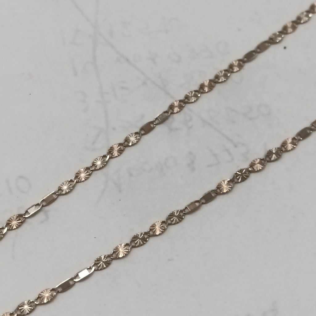 K1 1,40 GRMS 14 K ESPECIFICACIONES COMPLEMENTARIAS CADENA HECHURA ESPECIAL (SEMINUEVO)