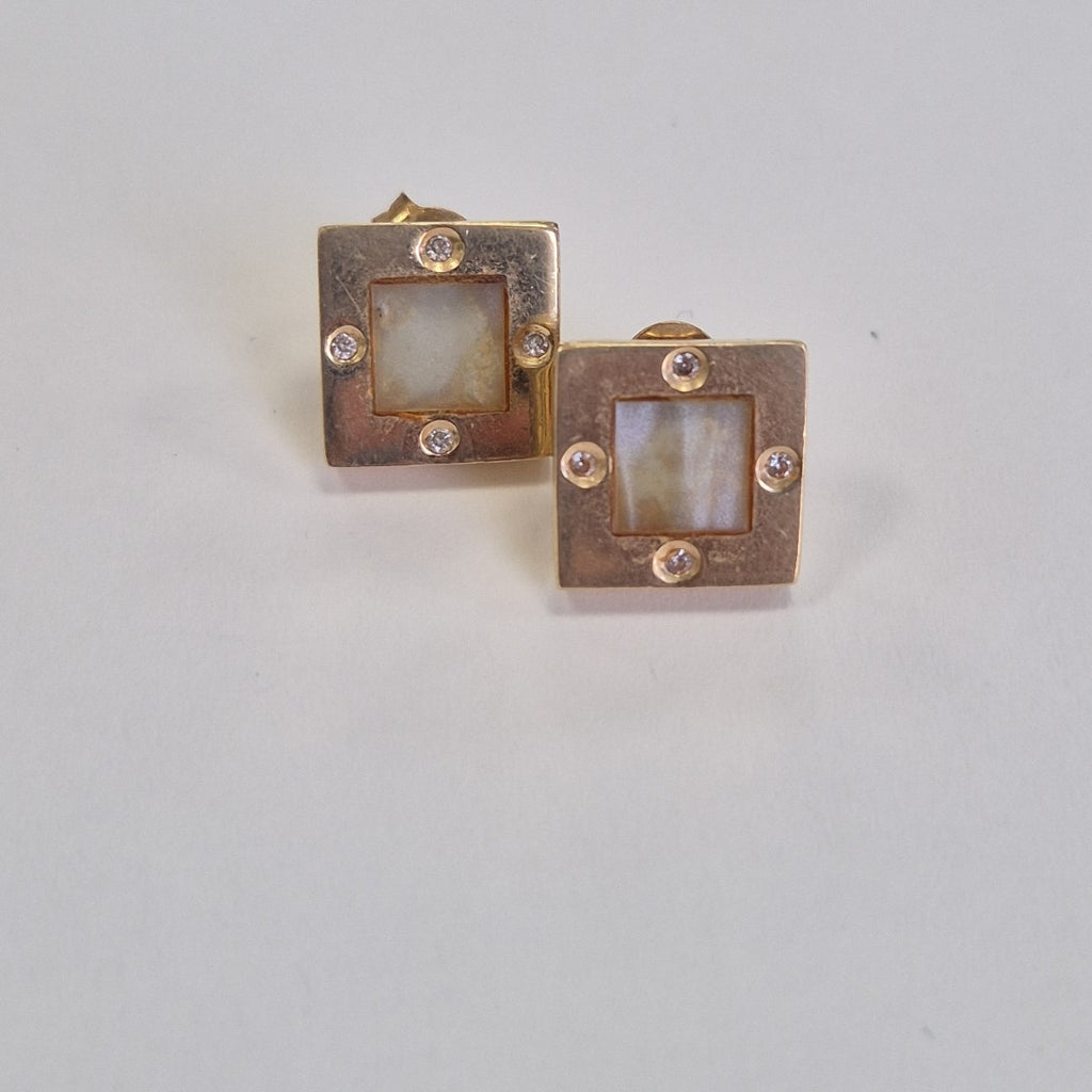 BROQUELES PAR ORO 14 K 5.3 GRMS (SEMINUEVO)